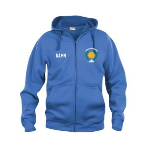 Blå ziphoodie unisex