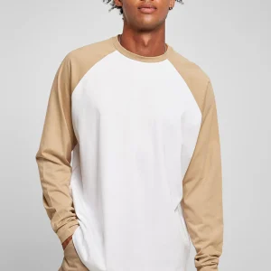 Urban Classics Organic Oversized Raglan Longsleeve White/Beige