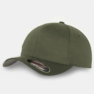 Flexfit Wooly Combed Orginial Keps Olive