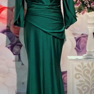 Lång klänning med ärm PartyLine 11831 second hand / återbruk