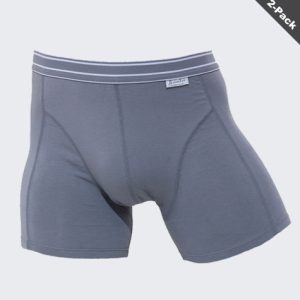 2-pack boxershorts i grått
