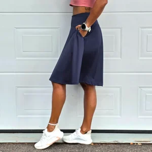 Knälång Byxkjol Midnight