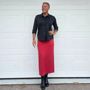 Winery Lång Zip-kjol med Innershorts