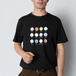 Clean Cut Copenhagen Emoji t-shirt Black