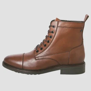 Jack & Jones Wentworth Leather Boots Cognac