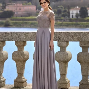 Aftonklänning / Balklänning  Susanna Rivieri 312123 grey/sand