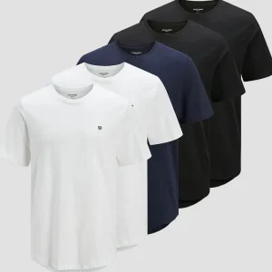 Jack & Jones Brody Regular Fit Tee 5-Pack