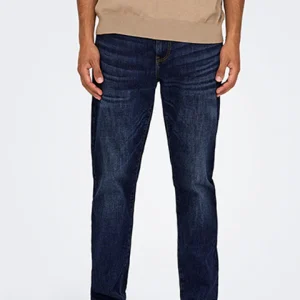 Only & Sons Weft Regular Fit 6752 Dark Blue Denim