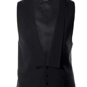 Cavaliere Frackväst Lord svart med rygg