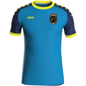 Blå målvakts t-shirt unisex