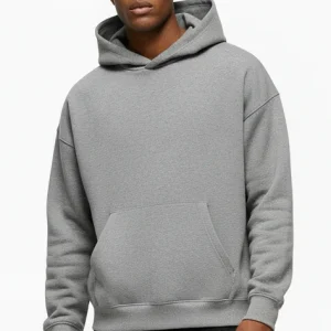 ONLY & SONS Goyle Box Fit Scuba Hoodie Medium Grey Melange