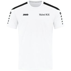 Vit T-shirt Power herr (bomull)