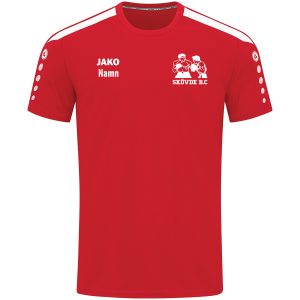 Röd T-shirt Power barn (bomull)