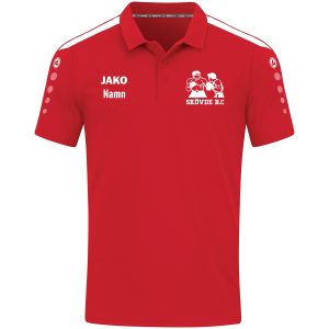 Röd Polo Power barn (bomull)