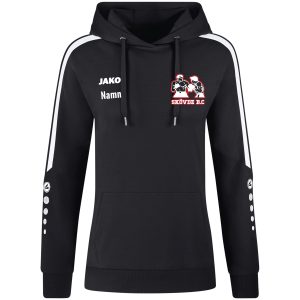 Svart Hooded sweater Power dam