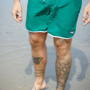 Urban Classics Retro Badbyxor White/Green