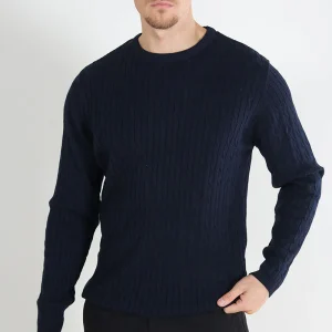 Kronstadt Cable Cotton Knit Sky Captain