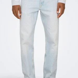 Only & Sons Edge Straight Fit 9393 Light Blue Bleached Denim