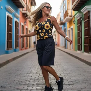 Sköna Shorts Långa Svarta