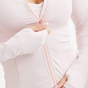 Butter Soft Zip Cardigan Pink Blush