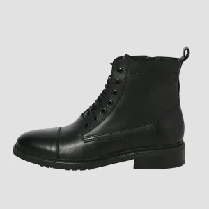 Jack & Jones Wentworth Leather Boots Black