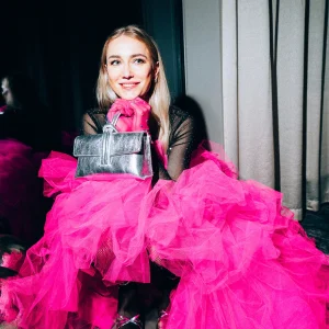 Skinnväska "Barletta" Silver