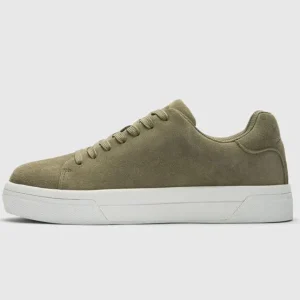 Selected David Chunky Suede Sneaker 2.0 Deep Lichen Green