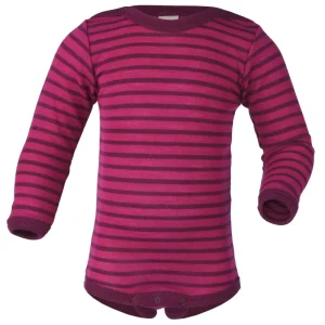 Body randig ull- och silkesblandning