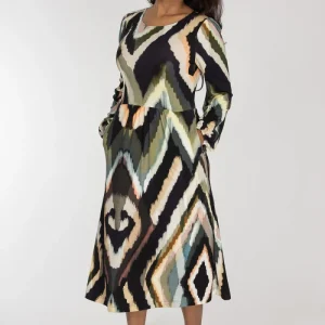 Everyday midi jersey dress - Black