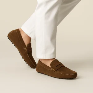Herr Loafers i Italiensk Stil