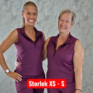 Zip Linne Plommon Lila