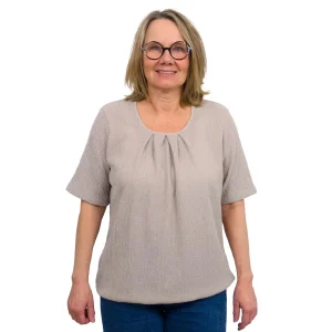 Patina - modell Sara - kort ärm - vågig kvalitet