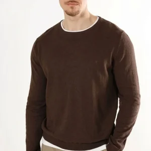 Clean Cut Copenhagen Claude Knit Brown Melangè