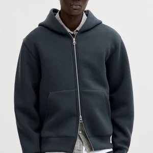 Jack & Jones Cover Scuba Sweat Zip Hoodie Outer Space