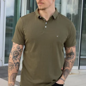 Clean Cut Copenhagen Silkeborg Stretch Polo Army