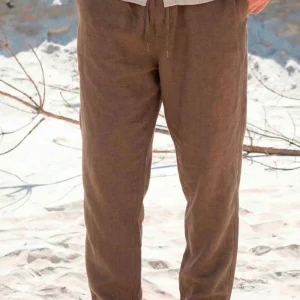 Solid Taiz Pants Shitake