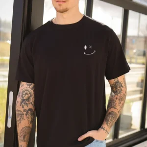 Clean Cut Copenhagen Patrick Organic Tee Black / White Print