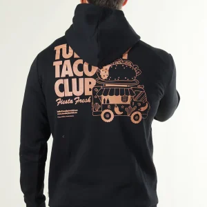 Only & Sons Ceres Food Fiesta Reg Hoodie Black
