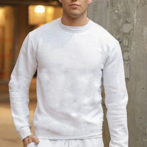 Only & Sons Ceres Crew Neck Super Light Grey Melange Sweatshirt