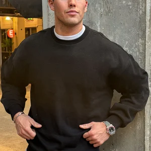 Only & Sons Ceres Ovz Ls Crew Sweat Black