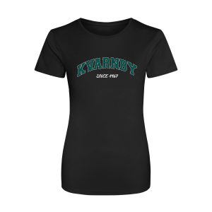Svart funktions t-shirt dam