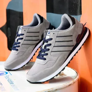 Mäns Läder Sneakers Klassisk Design