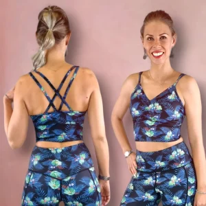 Sport-bh Dark Floral