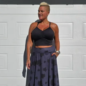 Svart Sport-bh med Tunna Band