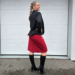 Winery Knälång Zip-kjol med Innershorts