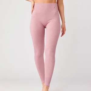 Ribbed Seamless Tights Cosmetic Pink
