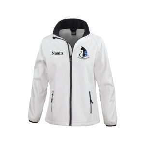 Vit softshelljacka dam