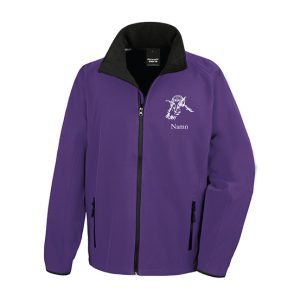 Lila softshelljacka herr
