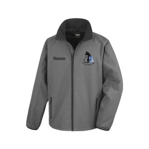 Grå softshelljacka herr