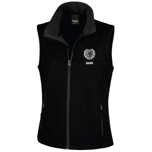 Softshellväst dam